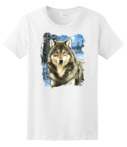 Winter Wolf Ladies Tee