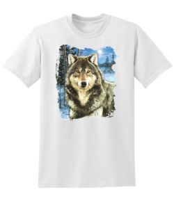 Winter Wolf  50/50 Tee