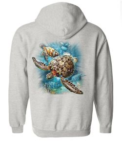 Turtle Kingdom II Zip Up Hooded Sweatshirt