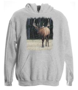 The Intimidator Elk Pullover Hooded Sweatshirt