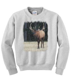 The Intimidator Elk Crew Neck Sweatshirt - MENS Sizing