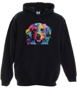 Golden Retriever by Russo Pullover Hooded Sweatshirt