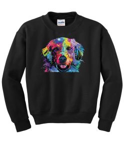 Golden Retriever by Russo Crew Neck Sweatshirt - MENS Sizing