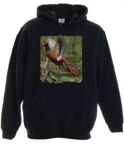 Ring Necked Pheasant Pullover Hooded Sweatshirt