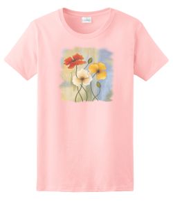 Delightful Splendor Floral Ladies Tee