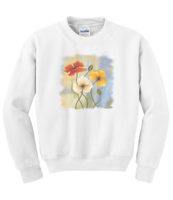 Delightful Splendor Floral Crew Neck Sweatshirt - MENS Sizing