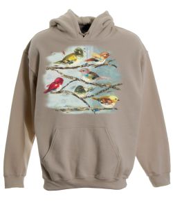 Beautiful Thing Birds Pullover Hooded Sweatshirt