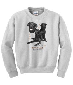 Black Lab Collage Crew Neck Sweatshirt - MENS Sizing