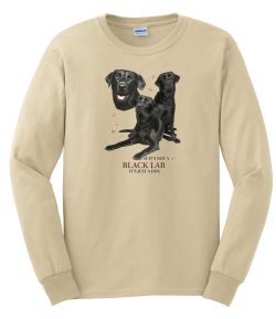 Black Lab Collage Long Sleeve T-Shirt