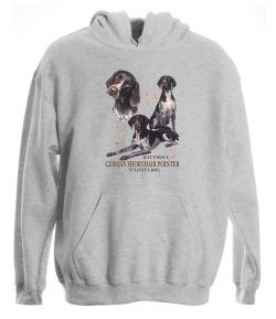 German Shorthair Collage Pullover Hooded Sweatshirt