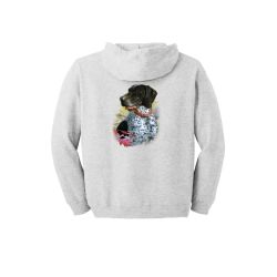German Shorthair Zip Up Hooded Sweatshirt