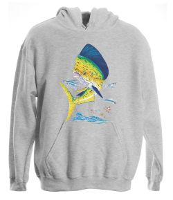 Bull Dolphin - American Fisherman Pullover Hooded Sweatshirt
