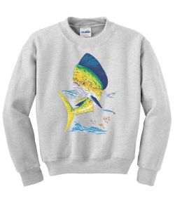 Bull Dolphin - American Fisherman Crew Neck Sweatshirt - MENS Sizing