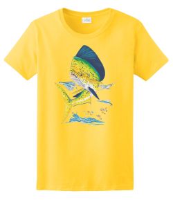 Bull Dolphin - American Fisherman Ladies Tee