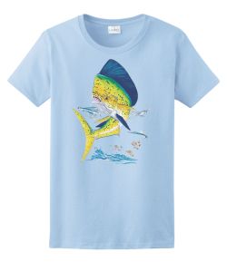 Bull Dolphin - American Fisherman Ladies Tee