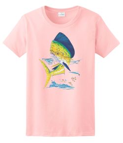 Bull Dolphin - American Fisherman Ladies Tee