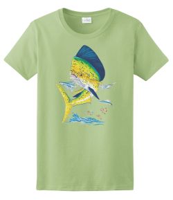 Bull Dolphin - American Fisherman Ladies Tee