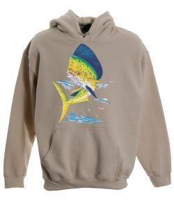 Bull Dolphin - American Fisherman Pullover Hooded Sweatshirt