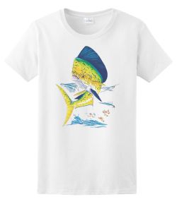 Bull Dolphin - American Fisherman Ladies Tee