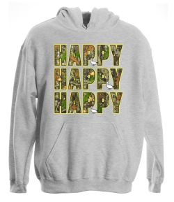 Happy Happy Happy Pullover Hooded Sweatshirt