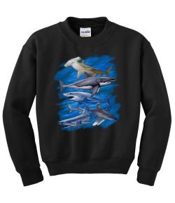 Assorted Sharks Crew Neck Sweatshirt - MENS Sizing