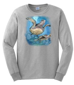 2 Sea Turtles Long Sleeve T-Shirt