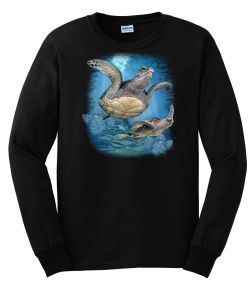 2 Sea Turtles Long Sleeve T-Shirt