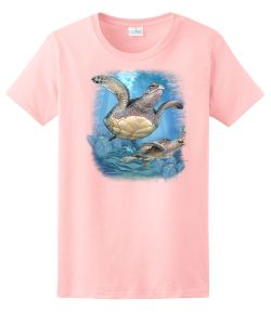 2 Sea Turtles Ladies Tee