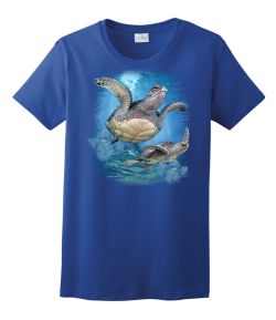 2 Sea Turtles Ladies Tee