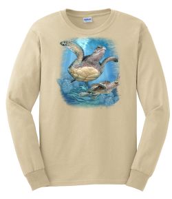 2 Sea Turtles Long Sleeve T-Shirt