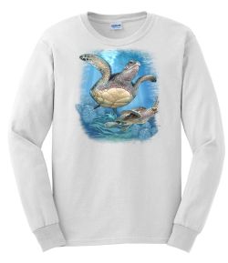 2 Sea Turtles Long Sleeve T-Shirt