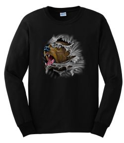 Bear Ripping Long Sleeve T-Shirt