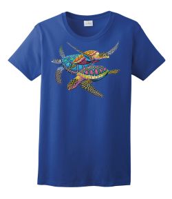 Turtle Trio Ladies Tee