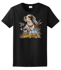 Pointer with Pheasants Ladies Tee