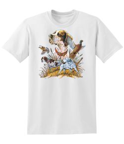 Pointer with Pheasants 50/50 Tee