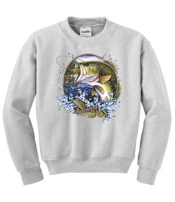 Large Mouth Bass Crew Neck Sweatshirt