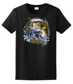 Large Mouth Bass Ladies Tee