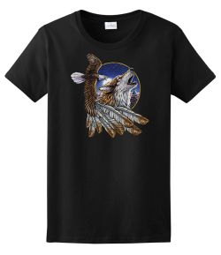 Wolf and Eagle Ladies Tee