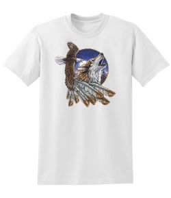Wolf and Eagle 50/50 Tee