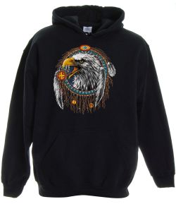 Dreamcatcher Eagle Pullover Hooded Sweatshirt