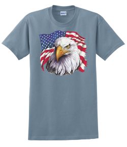 Eagle with Flag T-S...