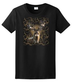 Wild Life Night Buck Ladies Tee