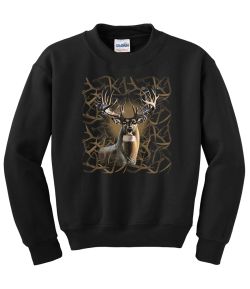 Wild Life Night Buck Crew Neck Sweatshirt - MENS Sizing