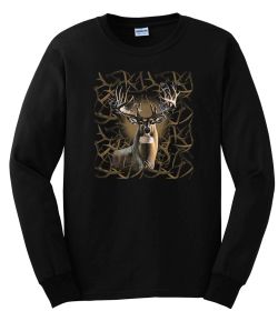 Wild Life Night Buck Long Sleeve T-Shirt