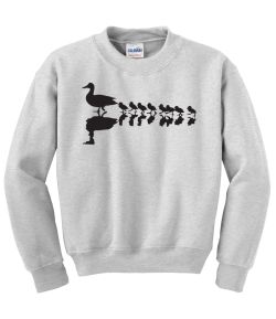 Mother and Ducklings Crew Neck Sweatshirt - MENS Sizing