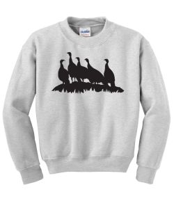 Turkey Flock Crew Neck Sweatshirt - MENS Sizing