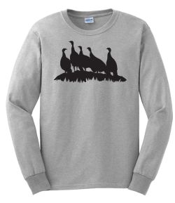 Turkey Flock Long Sleeve T-Shirt