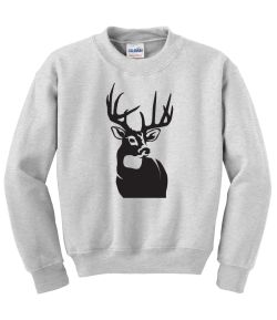 Perfect 10 Whitetail Deer Crew Neck Sweatshirt