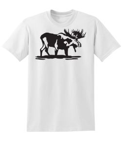 Bull Moose in Water 50/50 Tee