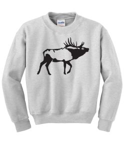 Bull Bugle Elk Crew Neck Sweatshirt - MENS Sizing